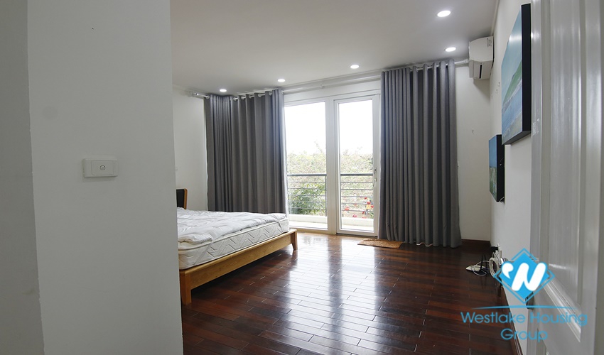 Charming villa with green garden for rent in Ciputra, Tay Ho, Hanoi